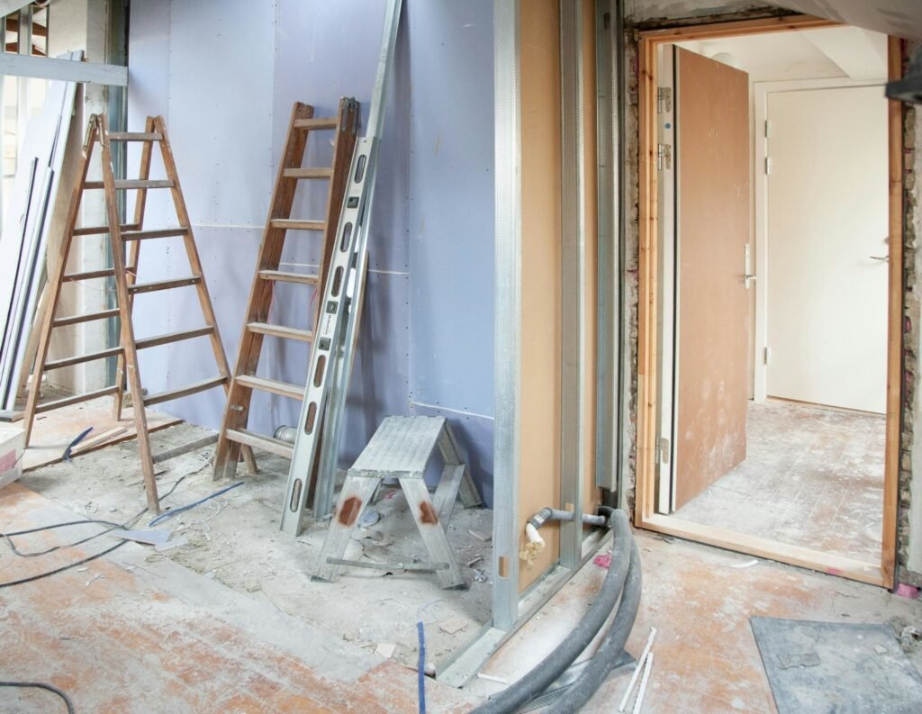 Piso en proceso de reforma integral